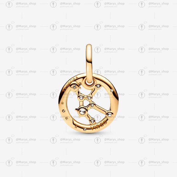 Pandora Virgo Zodiac Dangle Charm - Picture 2 of 6